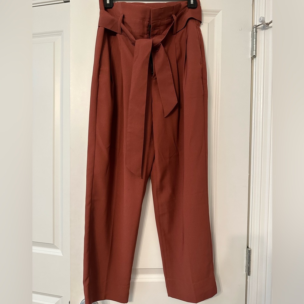 Madewell drapery paper bag pants